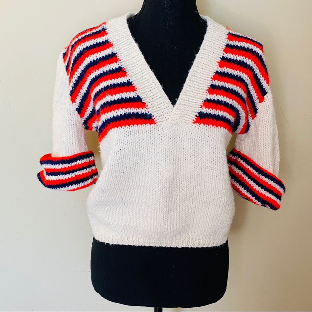 Vintage Crop Sweater